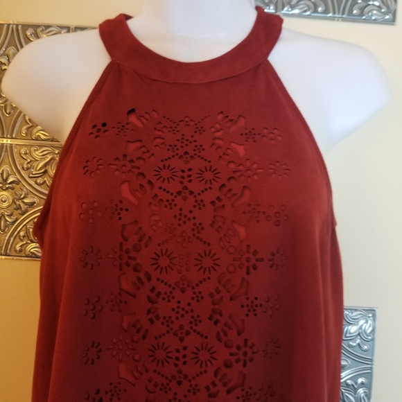 Altar'd State Laser Cut Halter Size S - Picture 3 of 6